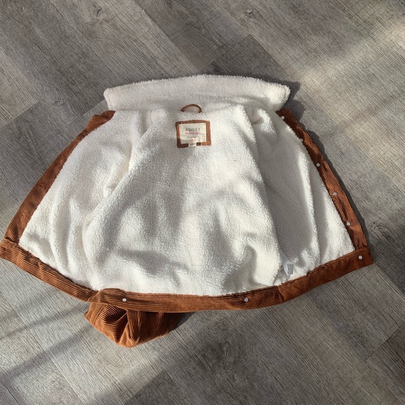 Women’s Brown Bomber Jacket - Picture 3 of 4